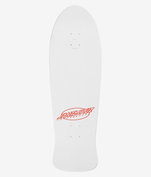Santa Cruz Meek OG Slasher Reissue 10.1" Planche de skateboard (white)
