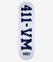 411 Athletic 8.5" Planche de skateboard (white)