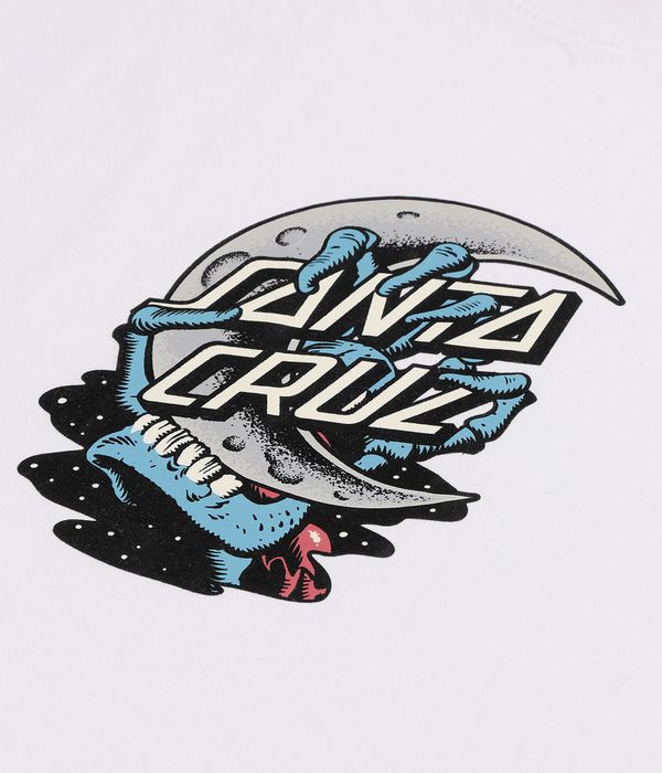 Santa Cruz Crescent Bone Hand T-Shirt (white)