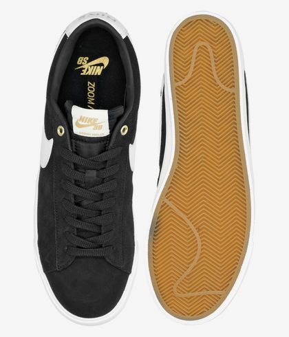 Nike Sb Blazer Low Gt Shoes Black Sail Buy At Skatedeluxe