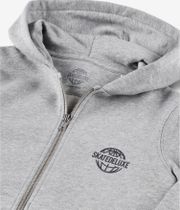skatedeluxe World Zip-Sweatshirt avec capuchon kids (heather grey)