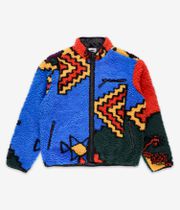 Obey Moroccan Rug Sherpa Veste (bright multi)