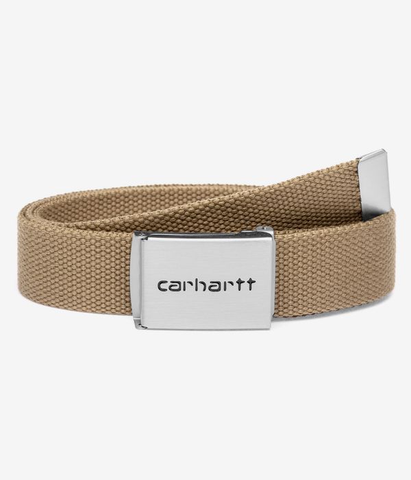 Carhartt WIP Clip Chrome Riem (leather)