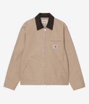Carhartt WIP Detroit Organic Dearborn Giacca (dusty h brown tobacco rinsed)