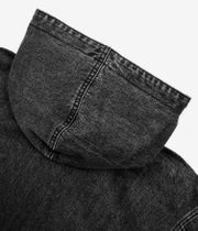 Yardsale Denim Bluza z Kapturem na Zamek (black)