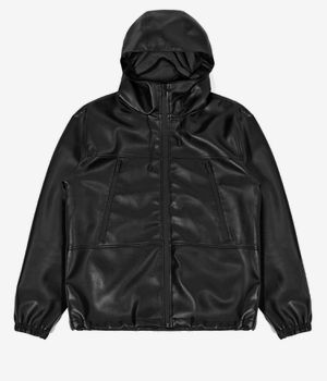 Wasted Paris Kingdom Faux Leather Windbreaker Giacca (black)