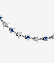Twojeys Enameled Stars necklace (silver)