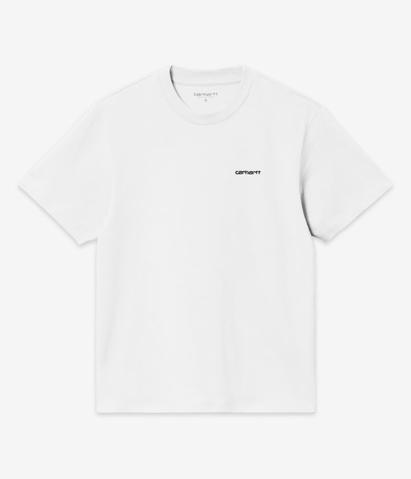 Carhartt WIP W' Script Embroidery Organic Camiseta women (white black)