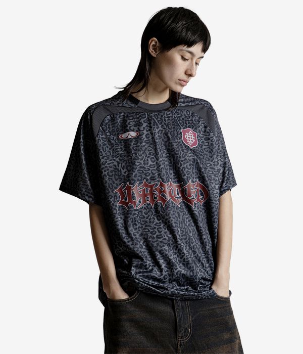 Wasted Paris Cheetah Football Jersey T-Shirt (black camo)