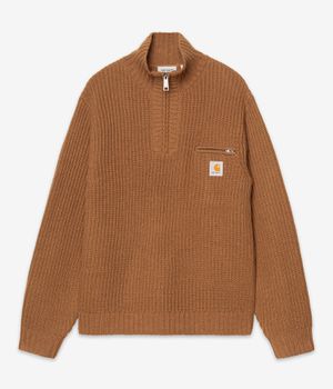 Carhartt WIP Detroit 1/2-Zip Sweatshirt (wip h brown)
