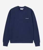 Carhartt WIP Script Embroidery Sweatshirt (jupiter white)