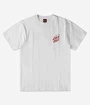Santa Cruz Wired Flame Dot Chest T-Shirt (white)