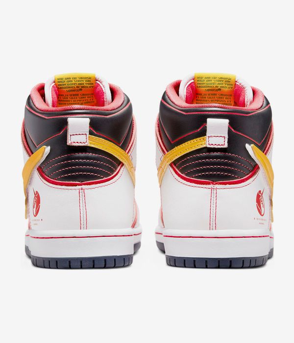 Nike SB x Gundam Dunk High Pro Shoes (white amarillo)