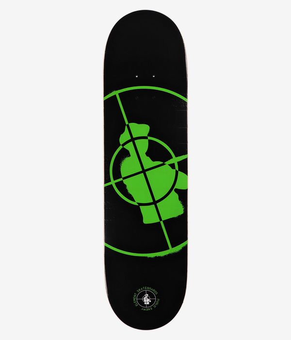 Element x Public Enemy Stencil 8.25" Tabla de skate (black green)