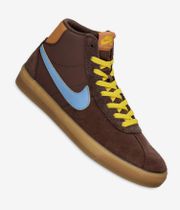 Nike SB x Why So Sad? Bruin High Premium Shoes (light chocolate light blue)