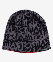 Wasted Paris Reverse Feeler Beanie reversible (charcoal fire red)
