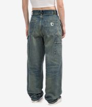Carhartt WIP W' Brandon Double Knee Pant Smith Jeans women (blue worn used wash)