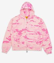 Carpet Company C-Star Double Thermal Zip-Sweatshirt avec capuchon (pink camo)