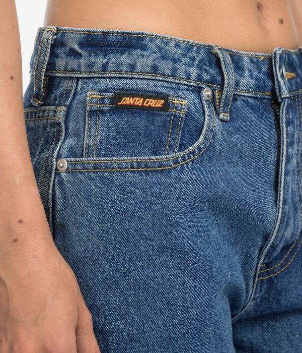 Santa Cruz Flutter Flash Denim Shorts women (classic blue)