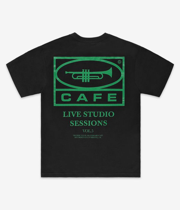 Skateboard Cafe 45 T-Shirt (black green)