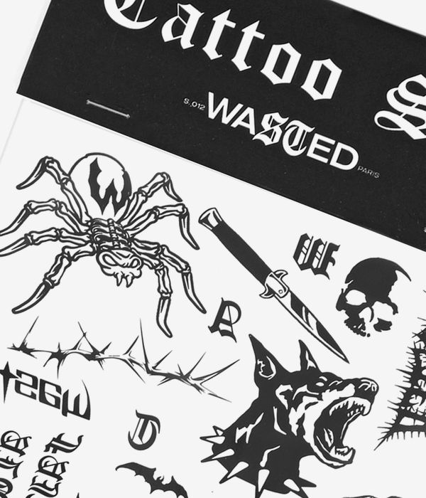 Wasted Paris City Tatoos Set Acc. (black)