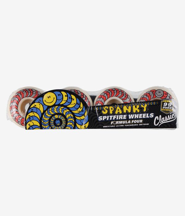 Spitfire Formula Four Spanky Happy Classic Wielen (natural) 54 mm 99A 4 Pack