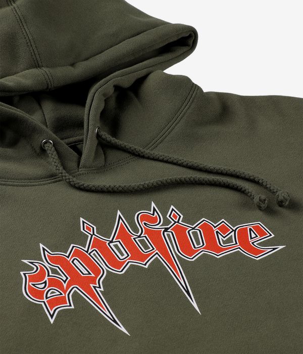 Spitfire VNM Felpa Hoodie (army red)