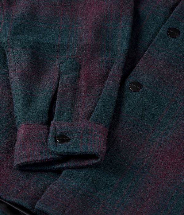 Carhartt WIP Brennan Plain Weave Veste (check deep lagoon rondo)