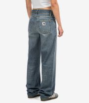Carhartt WIP W' Arin Pant Organic Fairfield Jeans women (blue destroy wash splatter)