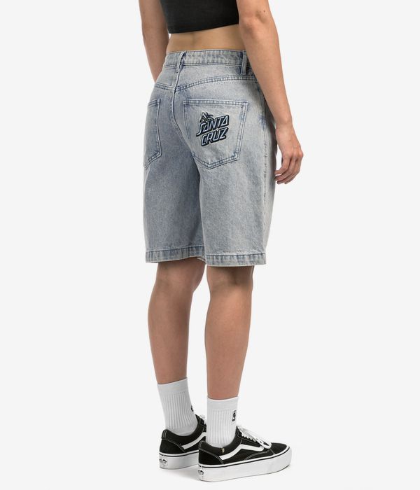 Santa Cruz Flutter Flash Denim Pantaloncini women (lavender stone wash)