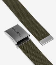 Carhartt WIP Clip Chrome Gürtel (office green)