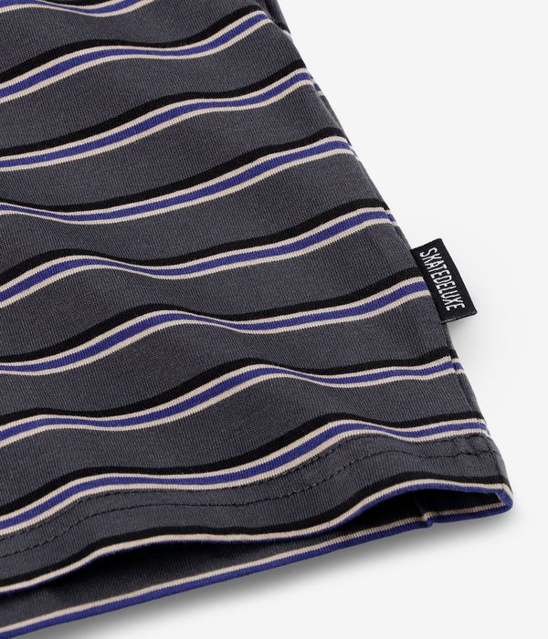 skatedeluxe Stripes Pocket Organic T-Shirt (anthracite)