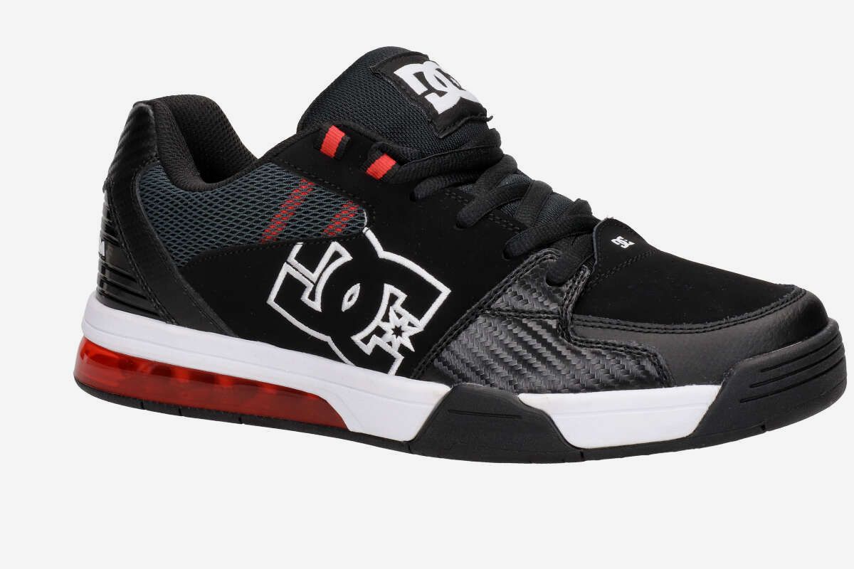 DC Versatile Shoes (black white athletic red)