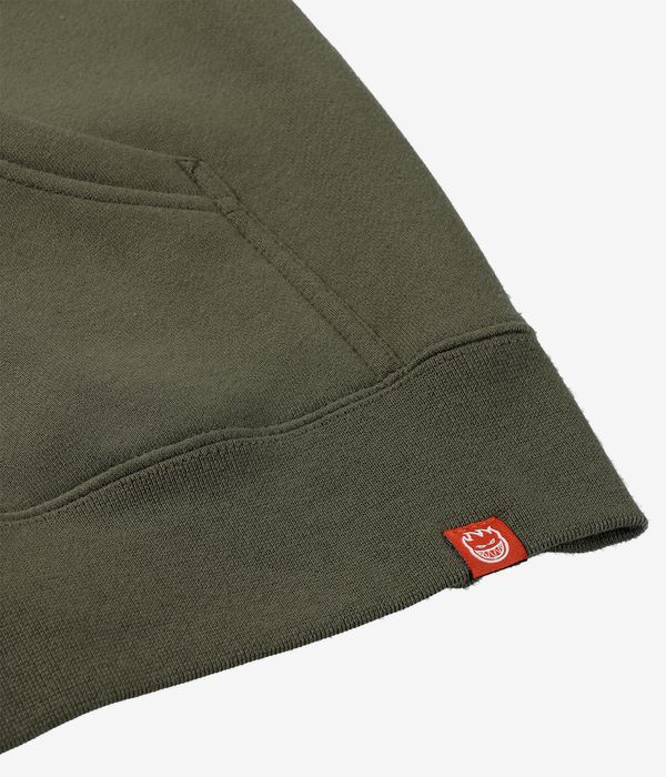 Spitfire VNM Felpa Hoodie (army red)