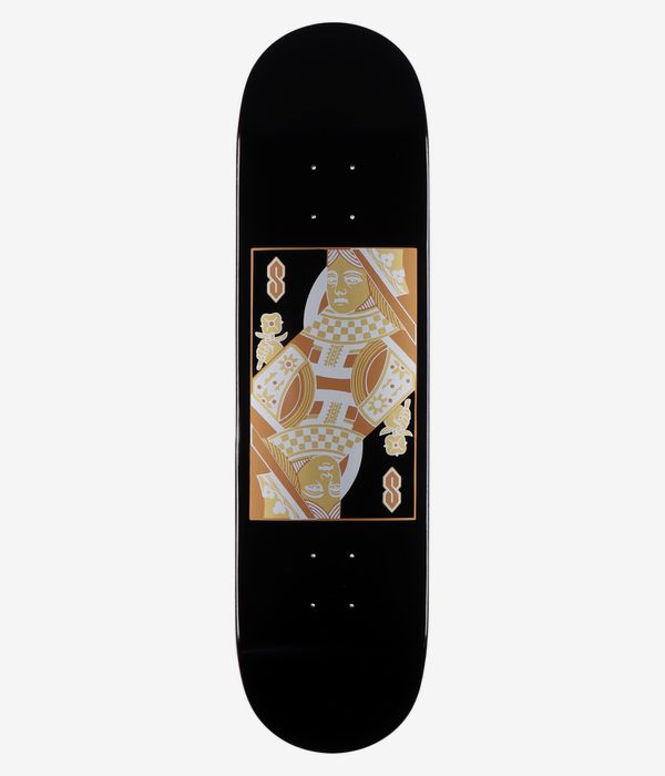 skatedeluxe Cards Twin Tail 8.25" Skateboard Deck (black)