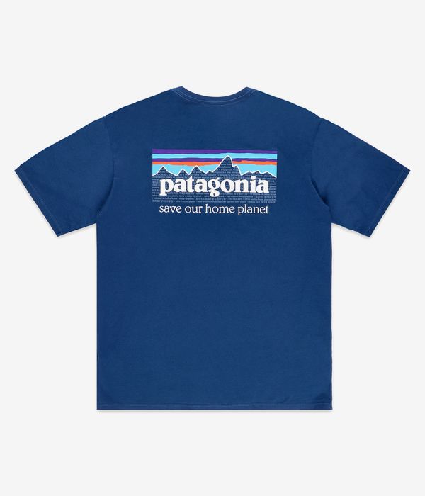 Patagonia P-6 Mission Organic T-Shirty (lagom blue)