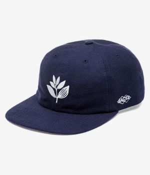 Magenta League 6 Panel Cap (navy blue)