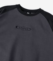 Antix Simplex Raglan Organic Sweatshirt (black slate grey)