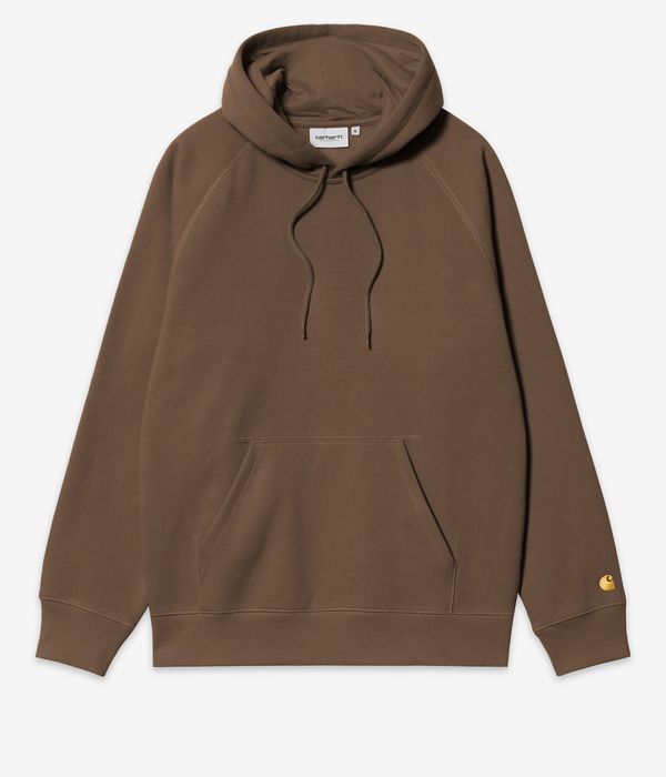 Carhartt WIP Chase Felpa Hoodie (chocolate gold)