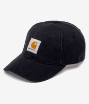 Carhartt WIP Canvas Dearborn Uncoated Casquette (black stone washed)