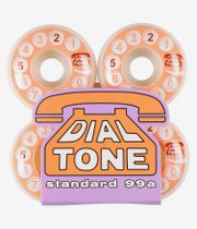 Dial Tone OG Rotary Standard Wheels (white) 52mm 99A 4 Pack