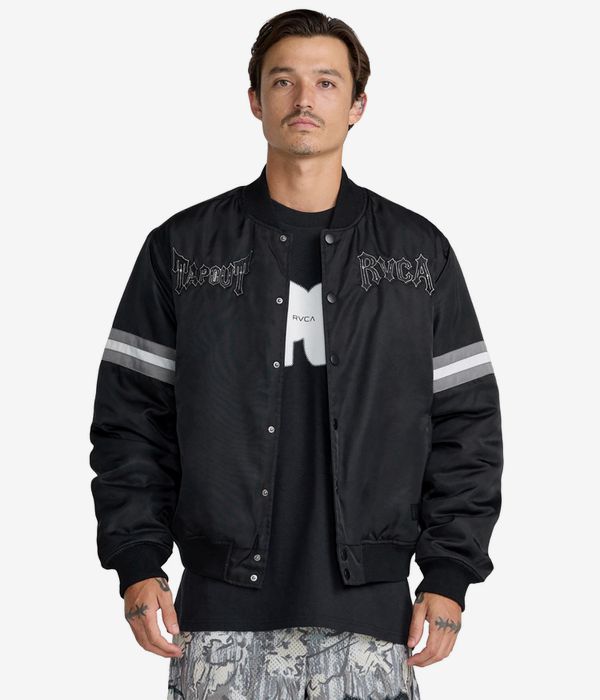 RVCA Tapout Satin Giacca (black)