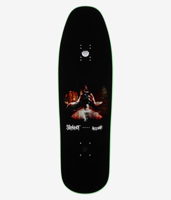Welcome x Slipknot Self-Titled 9.67" Planche de skateboard (black green)