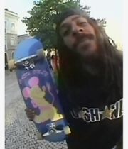 Cash Only Mouse 8.5" Skateboard Deck (blue)