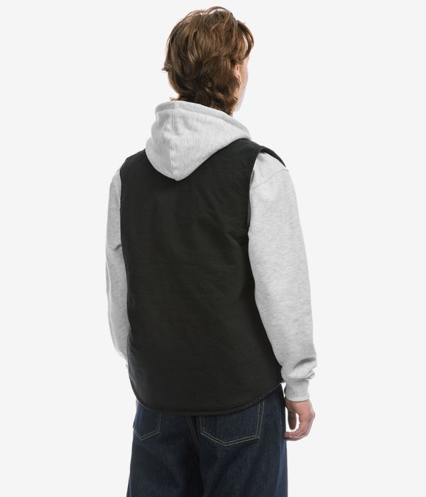 Carhartt WIP Classic Organic Dearborn Vest (black stone canvas)