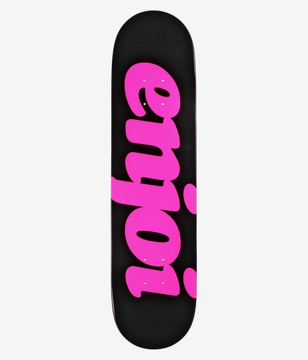 Enjoi Flocked 7.75" Planche de skateboard (black)
