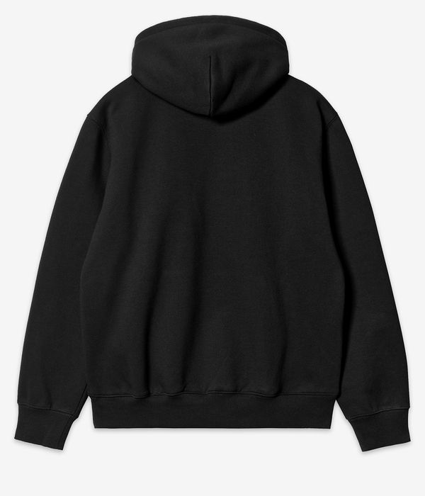 Shop Carhartt WIP Basic Hoodie (black white) online