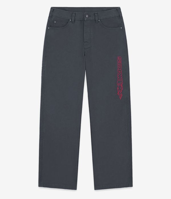 Dickies Nashport Double Knee Canvas Pants (charcoal)