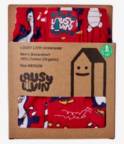 Lousy Livin Pinguins Boxers (red)
