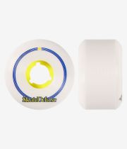 skatedeluxe Retro Conical Rouedas (white yellow) 52mm 100A Pack de 4